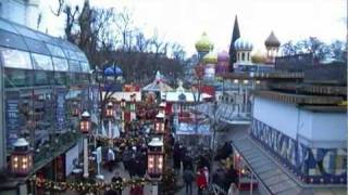 Julmarknad på Tivoli i Köpenhamn Christmas Market [upl. by Eelamme]