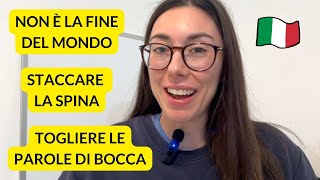 8 useful Italian phrases for daily use to boost your informal conversations B1  Subtitles [upl. by Annocahs356]