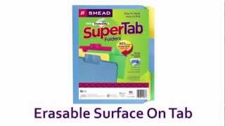 Erasable SuperTab File Folders  Revise And Reuse Your File Folder Labels [upl. by Faxan993]