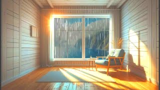 Sleep Immediately with Heavy Rain amp Thunder on Street  Relaxing Sounds for Sleep Insomnia Study [upl. by Ardnajela]