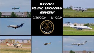 WEEKLY PLANE SPOTTING REVIEW  My Aviation Videos Posted From October 26 2024  November 1 2024 [upl. by Atirat419]