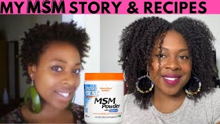 MSM powder for FAST Hair Growth Triple Your Hair Growth Your Hair will Grow Like Crazy [upl. by Yekcim]