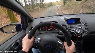 250HP Ford Fiesta ST MILLTEK POV Test Drive on beautiful roads  Epic Turbo Sound Pops and Bangs [upl. by Pizor]