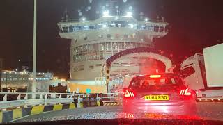 Dunkirk DFDS sea port ferry embarkment [upl. by Atenaz]