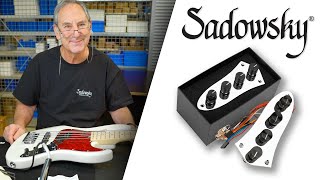 HOW TO UPGRADE YOUR BASS with a SADOWSKY PREAMP  Pt2 Vintage Style MetroExpress [upl. by Enelram]