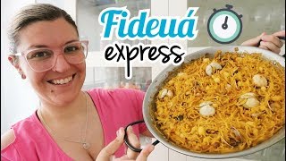 FIDEUÁ DE MARISCO FÁCIL Recetas de Verano Express [upl. by Eta]