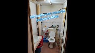 Bathroom remodel  Full renovation bathroom  Before amp after [upl. by Etnomaj781]