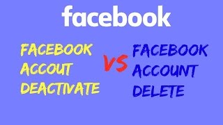 Difference Between Facebook Account Deactivate And Facebook Account Delete amp Live Practical [upl. by Mena]