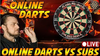 DARTS VS SUBSCRIBERS LIVE  FLYING PIG DARTS darts [upl. by Arabrab]