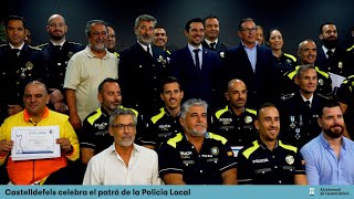 ACTUALITAT  Castelldefels celebra el patró de la Policia Local [upl. by Nador]