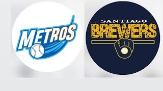 Brewers Santiago vs Metros  semifinales [upl. by Pfosi]