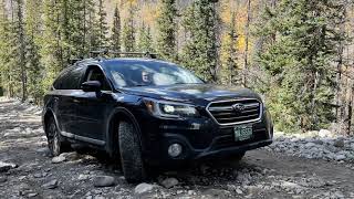 Toyo Open Country AT III tire review 2018 Subaru Outback 36r Touring [upl. by Anneyehc]