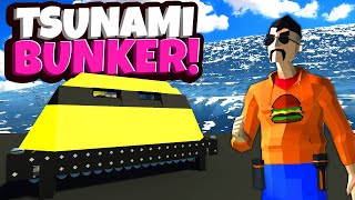 Surviving with Spycakes amp OB in a NEW Tsunami Bunker in Stormworks Multiplayer [upl. by Tessa]