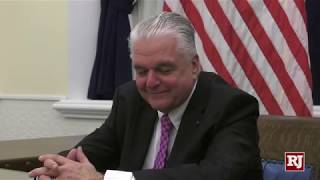 Sisolak talks minimum wage teacher pay and cannabis [upl. by Alister]