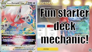 First impressions of Hisuian Zoroark VSTAR starter deck  PTCGL [upl. by Thetis497]