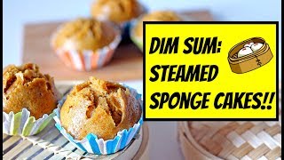 VEGAN DIM SUM MALAYSIAN SPONGE CAKE quotMA LAI GOquot  馬拉糕 [upl. by Eizle]