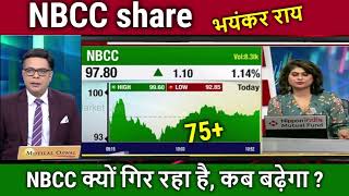 NBCC share kyu gir raha haikab badhega nbcc share news todaynbcc share analysis target 2025 [upl. by Niran]