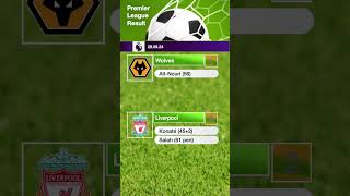 Wolves vs Liverpool  Premier League Result and Table  28th September 2024 [upl. by Cutty]