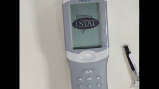 How to use iSTAT Running a PATIENT sample  DEMO [upl. by Enala]