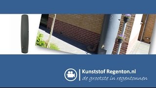 Regenzuil 400 liter  Kunststof regentonnl [upl. by Spillar323]