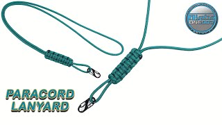 How to Make a Paracord Lanyard Cobra Knot Tutorial DIY Neck Knife Keychain Lanyard [upl. by Akemal]