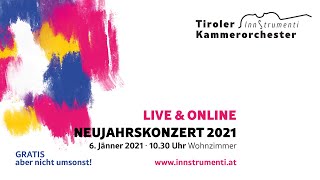 Neujahrskonzert 2021  Live amp Online [upl. by Llerroj958]