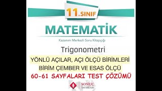 Sonuç Yayınları 11Sınıf Matematik Kitabı Trigonometri Konusu 6061 Sayfaları [upl. by Nareik]