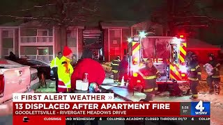 Apartment fire in Goodlettsville [upl. by Kohler222]