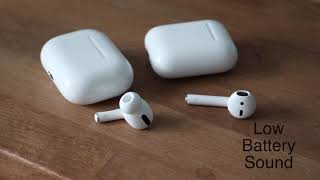 Every AirPod Sound Effect Connecting Disconnecting Low Battery [upl. by Lledor117]