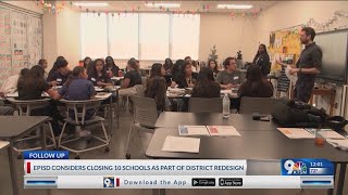 EPISD considers closing 10 schools as part of district redesign [upl. by Mariska]