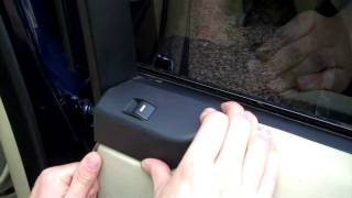 How to remove rear window switch surround from a Range Rover L322 [upl. by Weslee219]