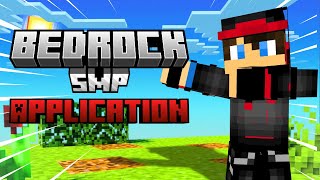 The Best Bedrock SMP Application EVER [upl. by Anitirhc146]