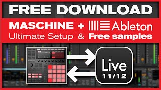 How to make Techno Maschine MK3 amp Ableton FREE TEMPLATE [upl. by Raamal]