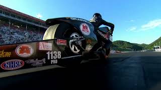 Marc Ingwersen Ron Tornow Pro Stock Motorcycle Qualifying Rnd 2 23rd annual Super Grip Thunder V [upl. by Tal]