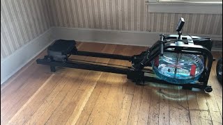 WINNINGO Water Rowing Machine American ASH Wooden Water Rower Review Great rower [upl. by Notseh410]