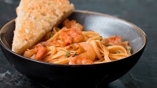 Paprika Shrimp Pasta [upl. by Yrtua982]