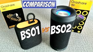 BS01 VS BS02 🇵🇭 Mitsushi Orashare Speaker Comparison [upl. by Nodroj]