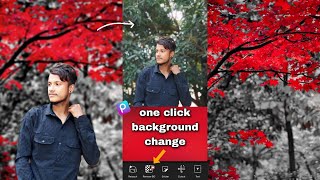 new editing one click PicsArt background change photo editing video trending video viral editing [upl. by Masson]