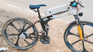 DIY Electric Bike  Powerfull bike at home [upl. by Eked]