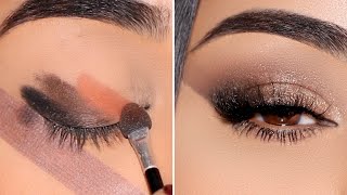 How To 5 Minute Quick Bronze Smokey Eye [upl. by Sutherland467]