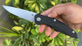 Shirogorov 111  Cronidur 30 Blade  Black G10 Handle  MRBS Knife From Recon 1 [upl. by Flower]