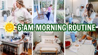 6 AM MORNING ROUTINE  STAY AT HOME MOM SCHEDULE  Amy Darley [upl. by Mode]