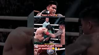 QUADRUPLE LEFT HOOKS BY MAGSAYO🔥boxing [upl. by Evadnee]