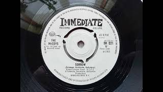 The McCoys  Sorrow 1965 Immediate IM 021 bside Vinyl rip [upl. by Trip]