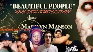 Marilyn Manson “Beautiful People” — Reaction Mashup [upl. by Laverne560]