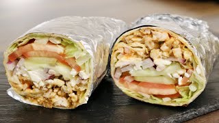 COMO HACER DÜRÜM KEBAB DE POLLO CASERO ideal para la hora de la cena 🌯 [upl. by Attenal]