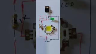 LED Flasher circuit diagram electronic shortsfeed [upl. by Haelat]