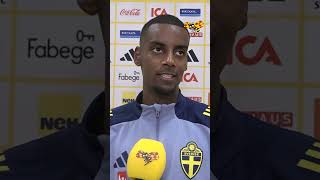 Supporterfråga Alexander Isak blir helt ställd sport nyheter fotboll [upl. by Fredericka946]