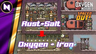 Easy OXYGEN and IRON with RUST DEOXIDIZER  Oxygen Not Included quotSpaced Outquot DLC  TutorialGuide [upl. by Holladay484]