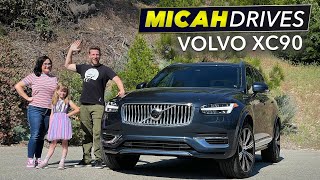 2023 Volvo XC90  3Row SUV Family Review [upl. by Kassel]